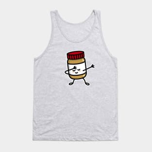 Dab Dabbing peanut butter jar Tank Top